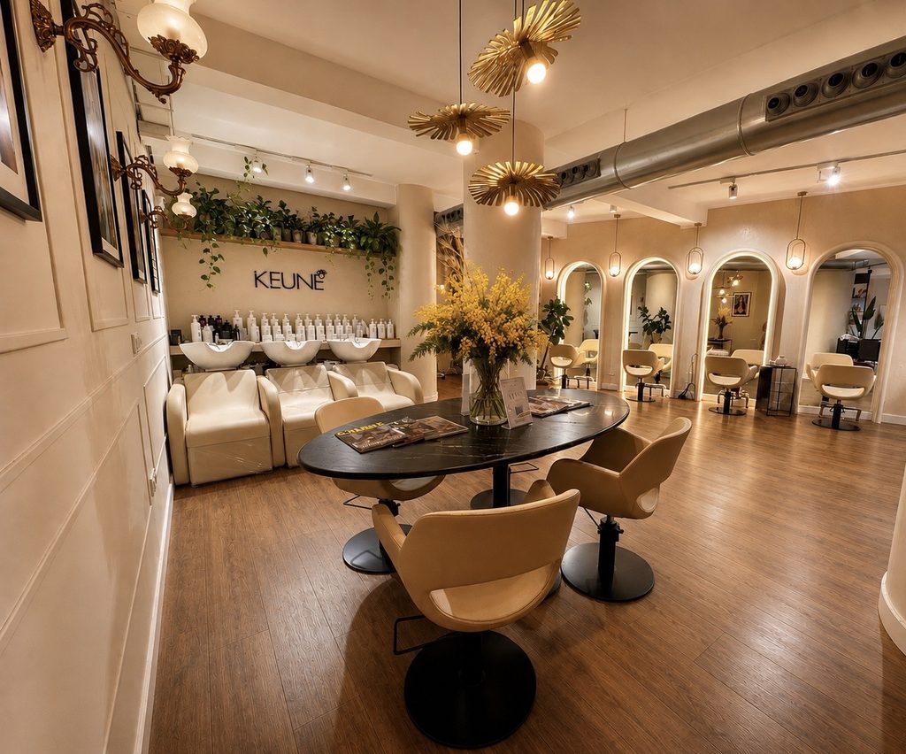 Interior peluquería Sheila Portela Hair Salon Barcelona Interior peluquería Sheila Portela Hair Salon Barcelona
